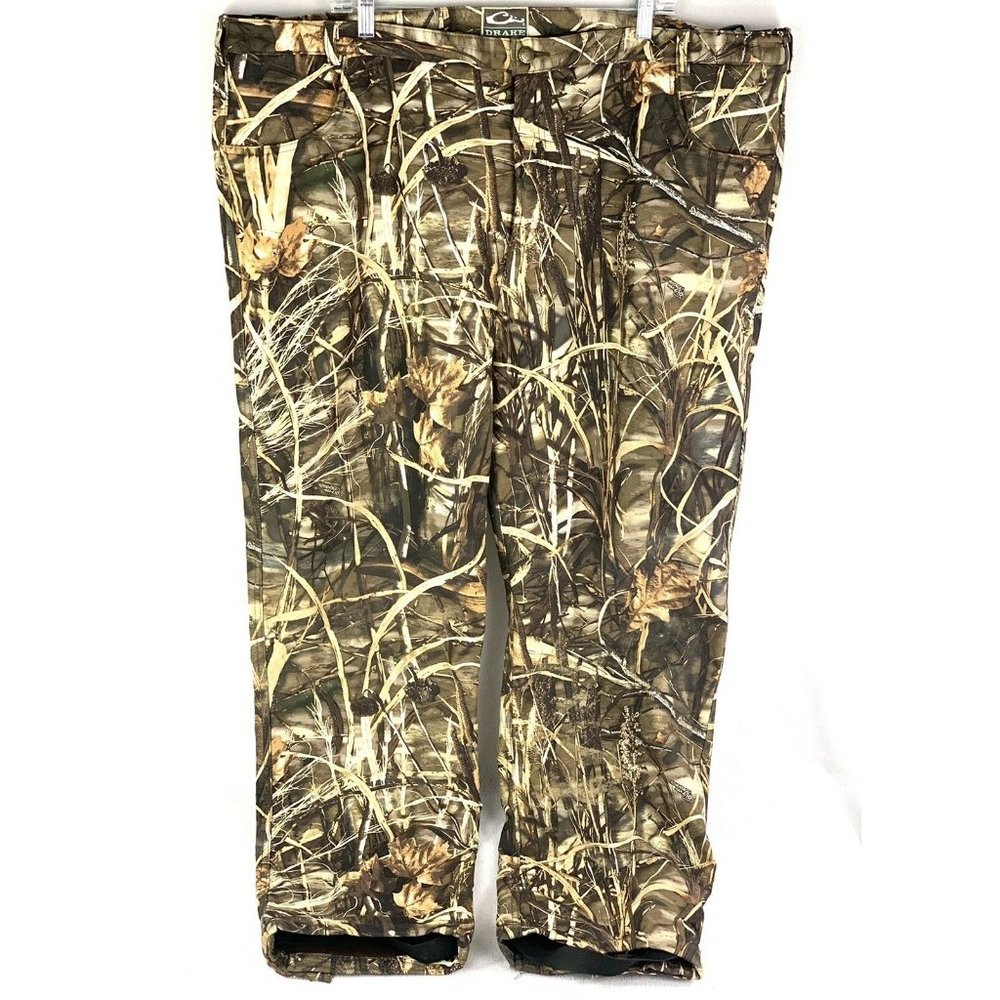 Drake Waterfowl Camouflage Hunting Pants Men’s Size 2XL 44-46 RN no. 111624